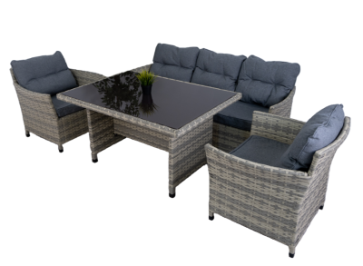 Набор садовой мебели Прага, светло-серый в интернет гипермаркете «Планета Лета». Фото