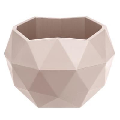 Кашпо Топаз (0,45л.) Цв. Пудровый (Арт. КШ-9113) в интернет гипермаркете «Планета Лета». Фото