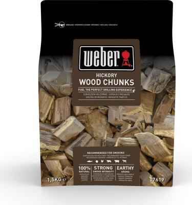 Дрова Weber для копчения Гикори 1500г 17619 в интернет гипермаркете «Планета Лета». Фото