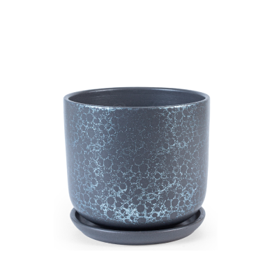 Горшок Питон цилиндр графит с/п d26, h23см, 9,5л в интернет гипермаркете «Планета Лета». Фото