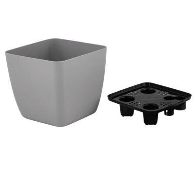 Горшок с дренажной вставкой InGreen Vienna, 5л, квадратный, французский платан в интернет гипермаркете «Планета Лета». Фото