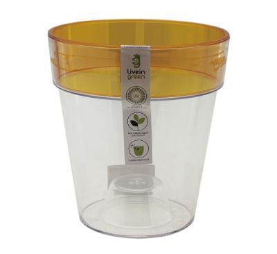 Кашпо Протея орхиденое зеленый d13,5; h15см 1,4л T03 в интернет гипермаркете «Планета Лета». Фото