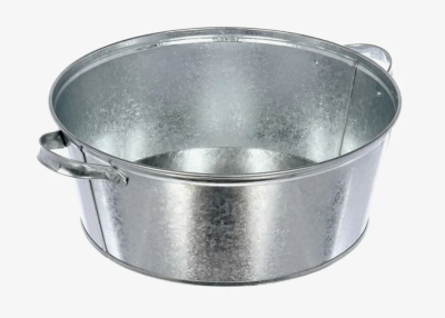 Таз оцинкованный 13 л круглый (Магнитогорск) в интернет гипермаркете «Планета Лета». Фото