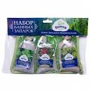 Набор запарок для бани (мята, эвкалипт, можжевельник), в сумке 3шт/30гр., БАННАЯ ЛИНИЯ 11-715 в интернет гипермаркете «Планета Лета». Фото