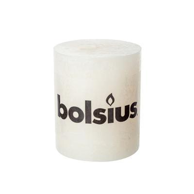 Свеча Болсус Рустик 80х68 кремовый в интернет гипермаркете «Планета Лета». Фото