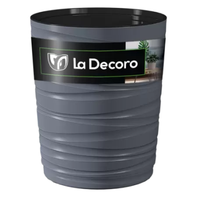 Кашпо "Модерн Медиум" 15Л (h 360) Цв. Антрацит(КШ-9538) в интернет гипермаркете «Планета Лета». Фото