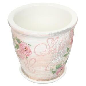 Горшок Шебби шик конус борт d12 в интернет гипермаркете «Планета Лета». Фото