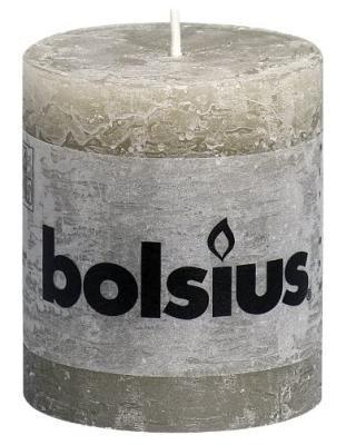 Свеча Болсус Рустик 80х68 каменный бежевый в интернет гипермаркете «Планета Лета». Фото