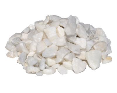 Крошка мраморная белая 25 кг ф.10-20 в интернет гипермаркете «Планета Лета». Фото