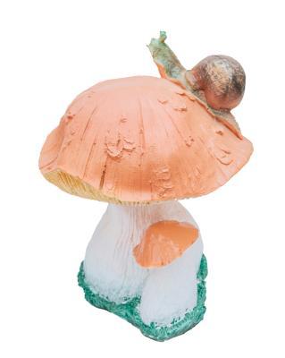 Фигура Гриб с улиткой средний H-30см ФП009 в интернет гипермаркете «Планета Лета». Фото