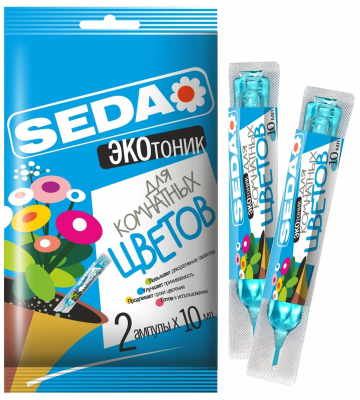SEDA экотоник монодоза для комнатных растений 2*10мл в интернет гипермаркете «Планета Лета». Фото