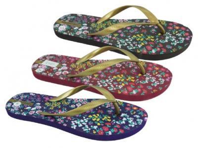 Пантолеты женские пляжные 2471 W-PE в интернет гипермаркете «Планета Лета». Фото