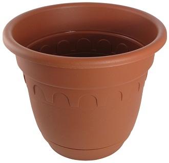 Горшок Колывань с п/д., терракот, d14см., 0,9л. в интернет гипермаркете «Планета Лета». Фото