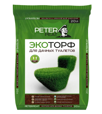 Эко Торф для дачных туалетов, 20л Peter Peat в интернет гипермаркете «Планета Лета». Фото Эко Торф для дачных туалетов, 20л в интернет гипермаркете «Планета Лета». Фото