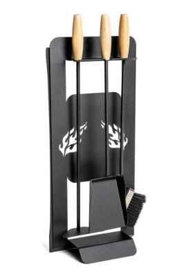 Каминный набор на стойке КН 0-1 в интернет гипермаркете «Планета Лета». Фото