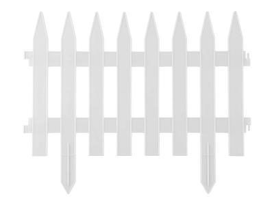 Забор декор. GRINDA "КЛАССИКА", 28x300см, белый (7шт)  422201-W в интернет гипермаркете «Планета Лета». Фото